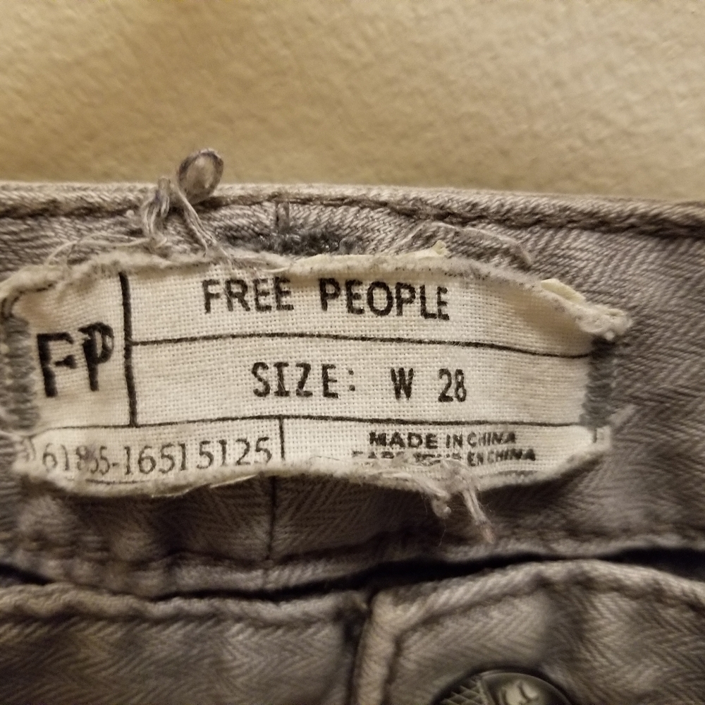 Free People gray-wash jeans
